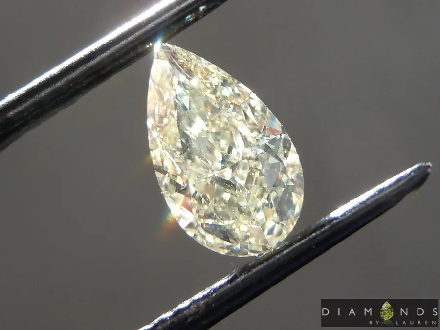 1.12ct Y-Z VVS2 Pear Shape Diamond R10205