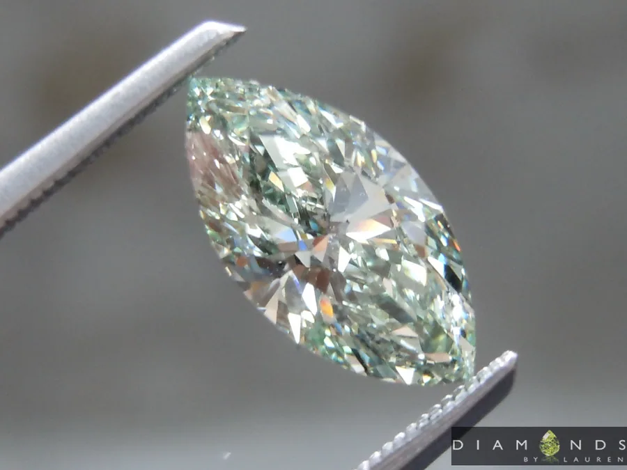 1.15ct Green VS2 Marquise Lab Grown Diamond R10298