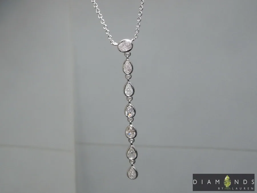 1.05ctw Pinkish Diamond Necklace R10315