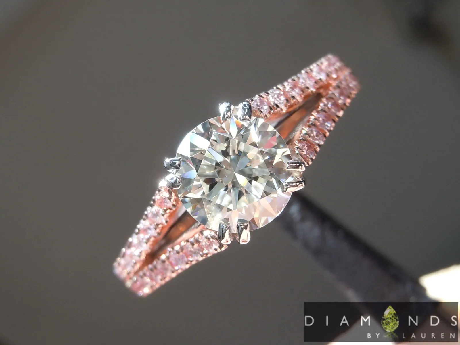 1.15ct J Round Brilliant Diamond Ring R10366