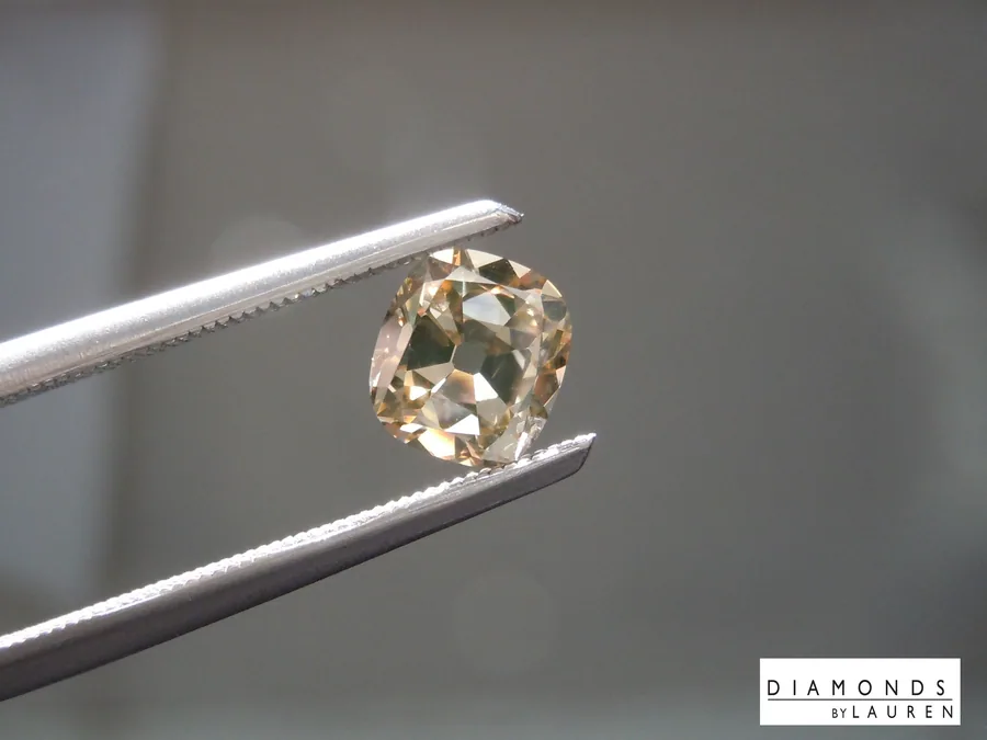 0.70ct Brown Cushion Cut Diamond R10474