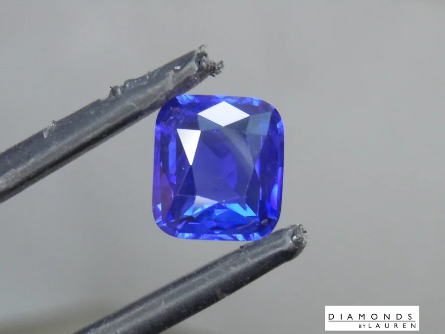 2.78ct Blue Cushion Cut Sapphire R10499