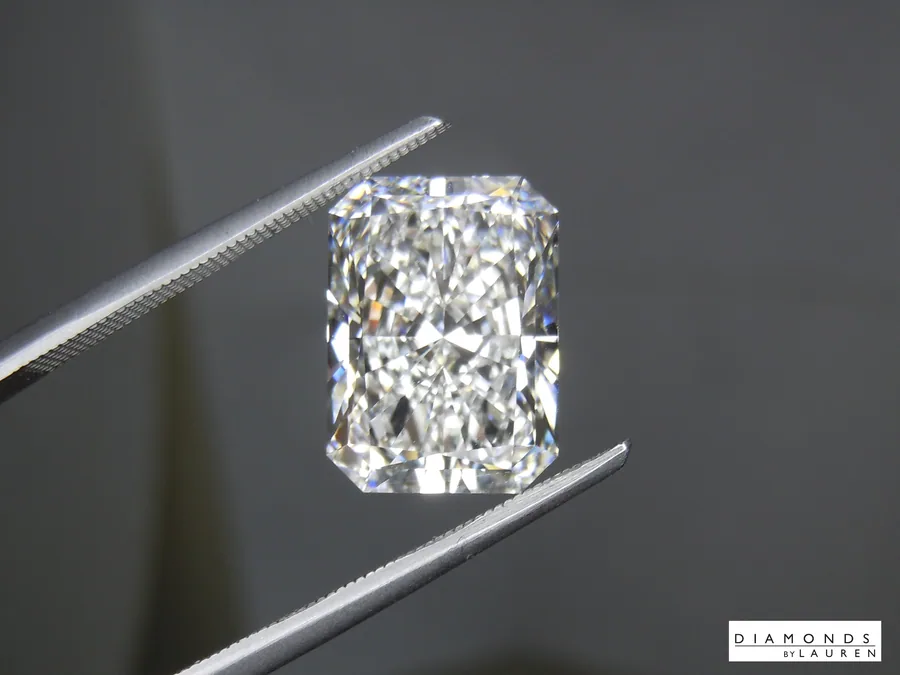 5.03ct F VS1 Radiant Cut Lab Grown Diamond R10509