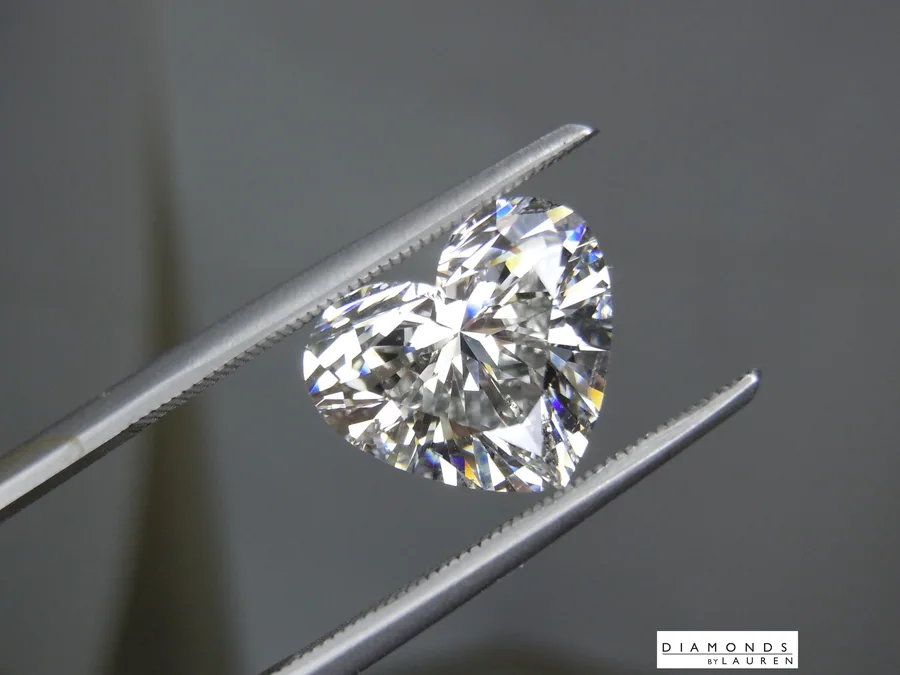 3.56ct E SI1 Heart Shape Lab Grown Diamond R10512