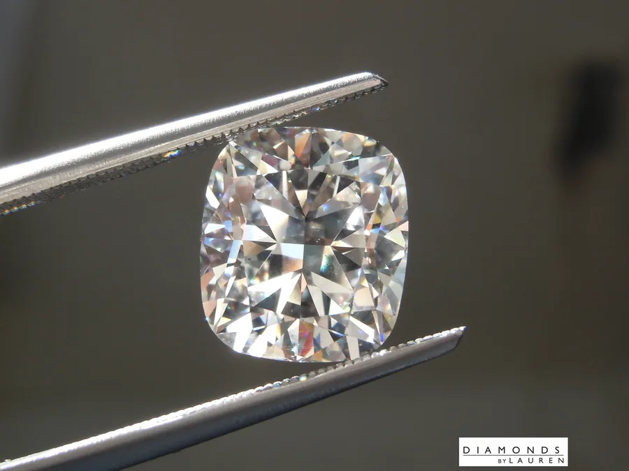 4.14ct E VS2 Cushion Cut Lab Grown Diamond R10526