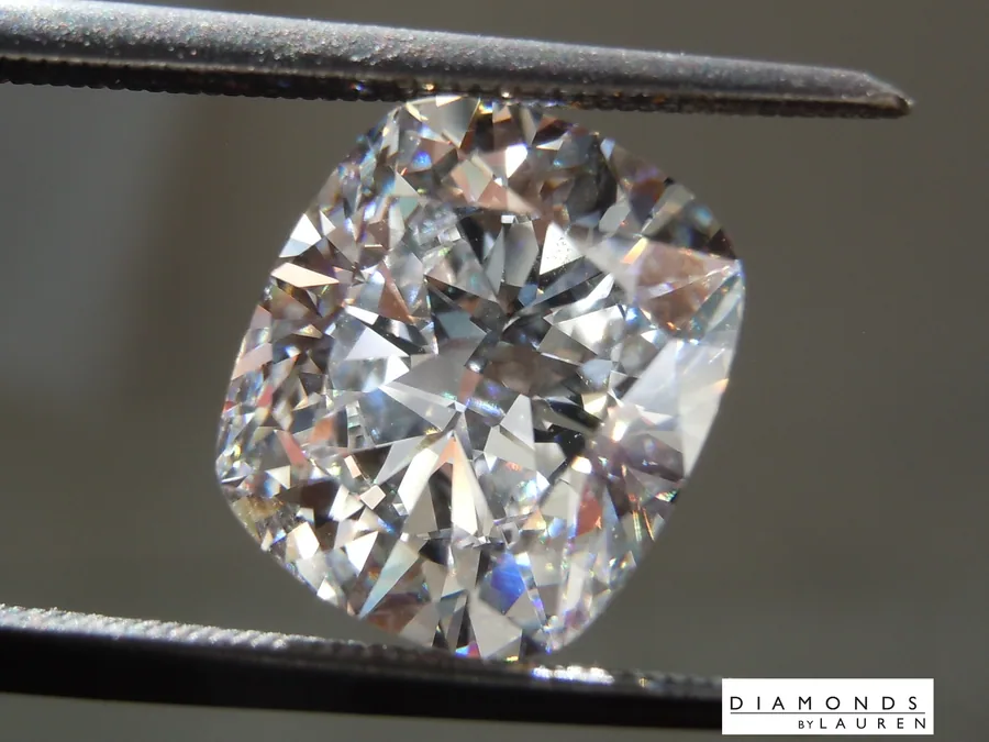 4.15ct E VVS2 Cushion Cut Lab Grown Diamond R10593