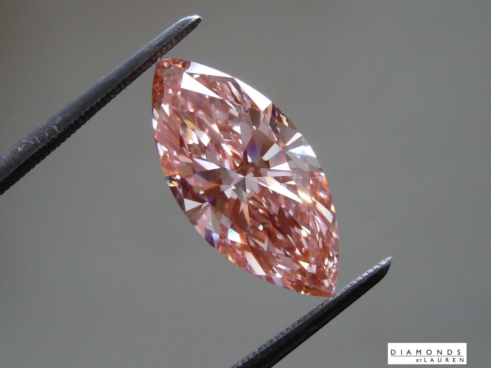 4.18ct Pink VS2 Marquise Lab Grown Diamond R10674