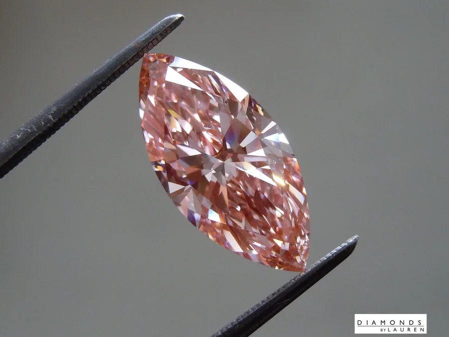 4.18ct Pink VS2 Marquise Lab Grown Diamond R10674