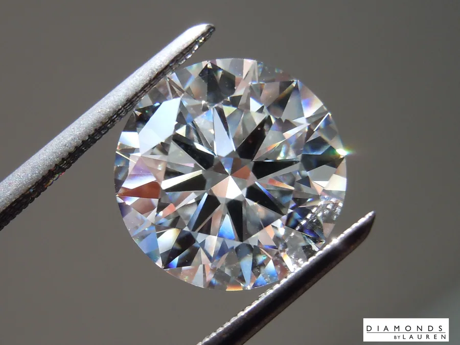 4.41ct E VS2 Round Brilliant Lab Grown Diamond R10695