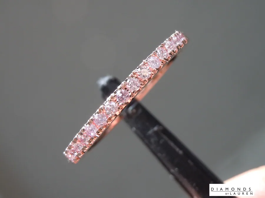 0.15ctw Pink Round Brilliant Diamond Ring R10700