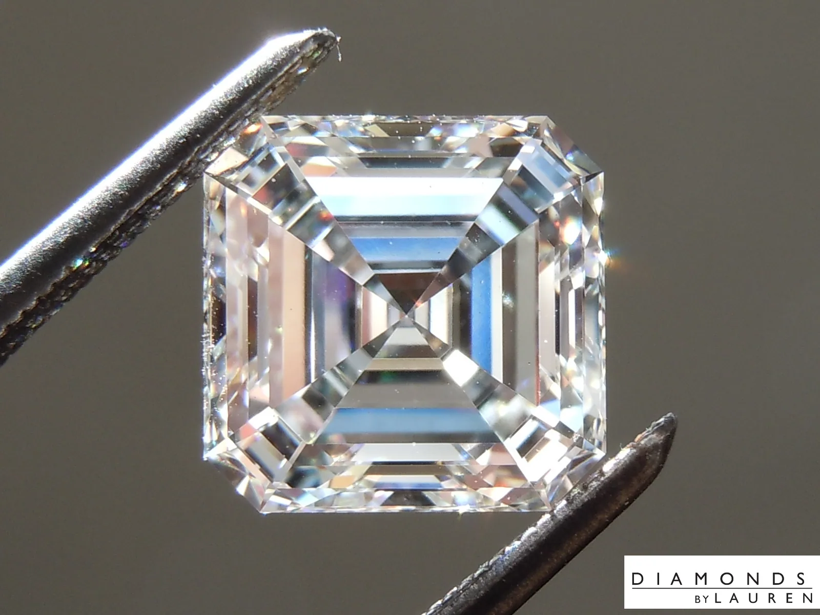2.59ct F VS1 Asscher Cut Lab Grown Diamond R10737