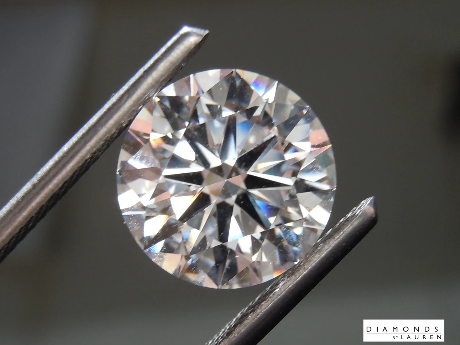 4.05ct E VS1 Round GCAL 8x  Lab Grown Diamond R10748