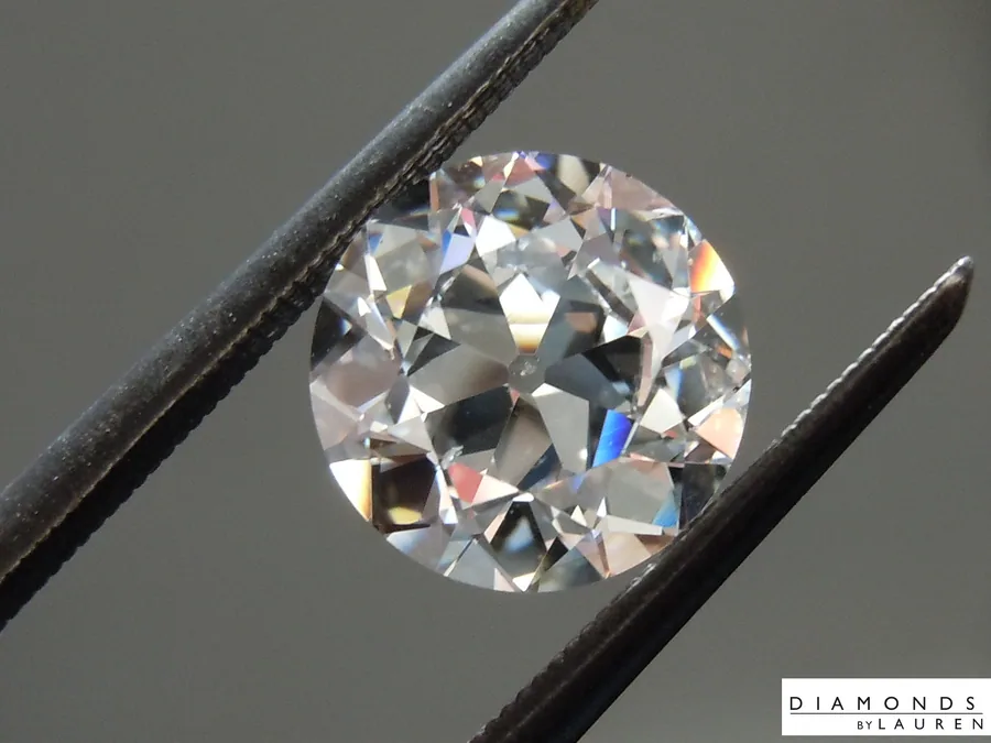 2.16ct D VS2 Old European Cut Lab Grown Diamond Pendant R10866