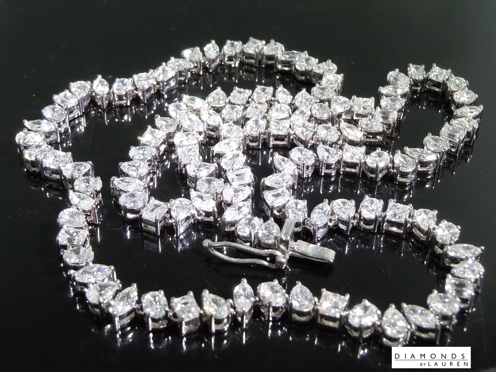 17.00ctw E-F Lab Grown Diamond Necklace R10878