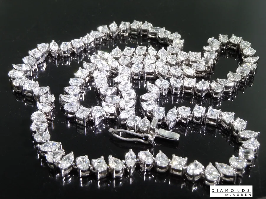 17.00ctw E-F Lab Grown Diamond Necklace R10878