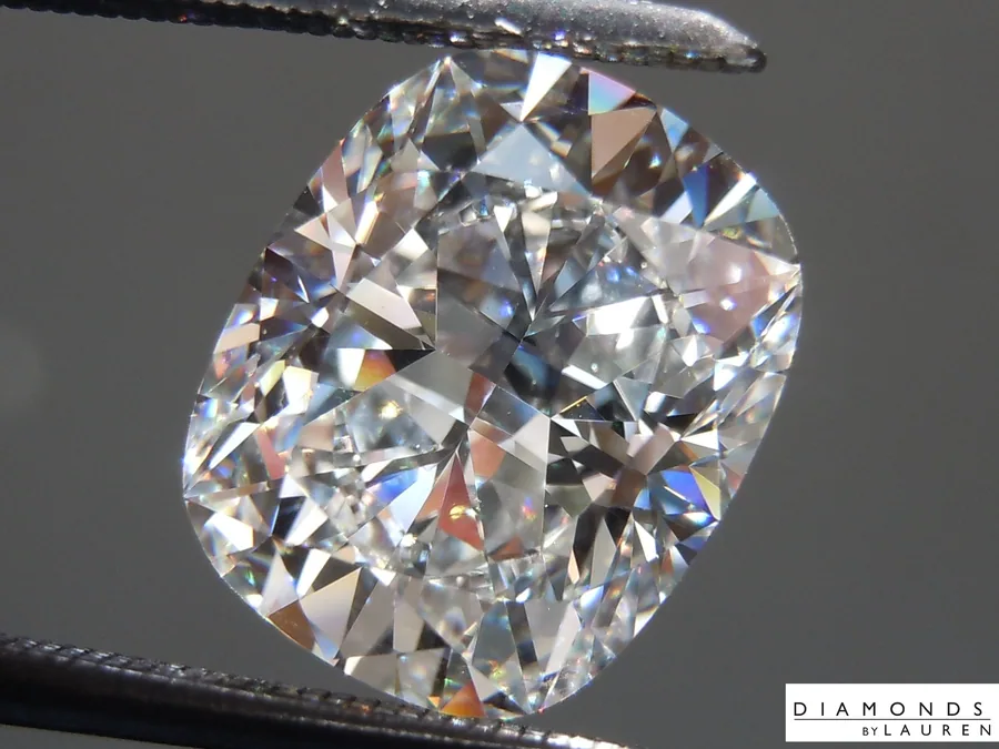 3.67ct E VVS2 Cushion Cut Lab Grown Diamond R11098