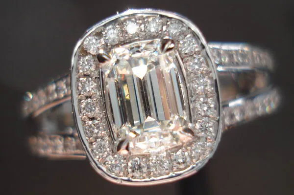 .71ct I VS1 Emerald Cut Diamond Ring R3624