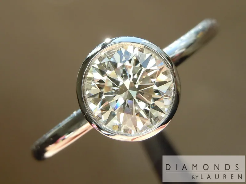 0.90ct K VS2 Round Brilliant Diamond Ring R4308