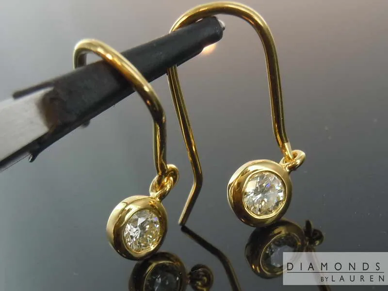 0.60ctw L-M VS Round Brilliant Diamond Earrings R5538