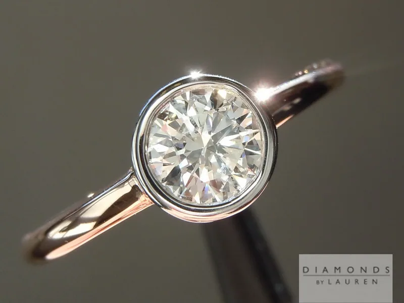 0.51ct F SI2 Round Brilliant Diamond Ring R5629