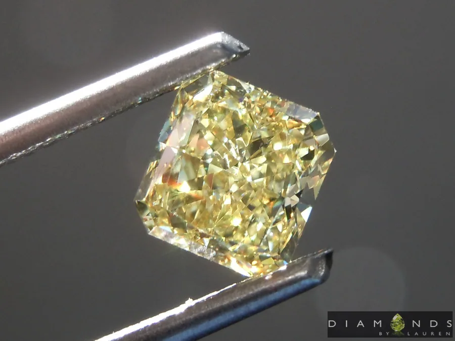 1.47ct Intense Yellow VS1 Radiant Diamond R6431