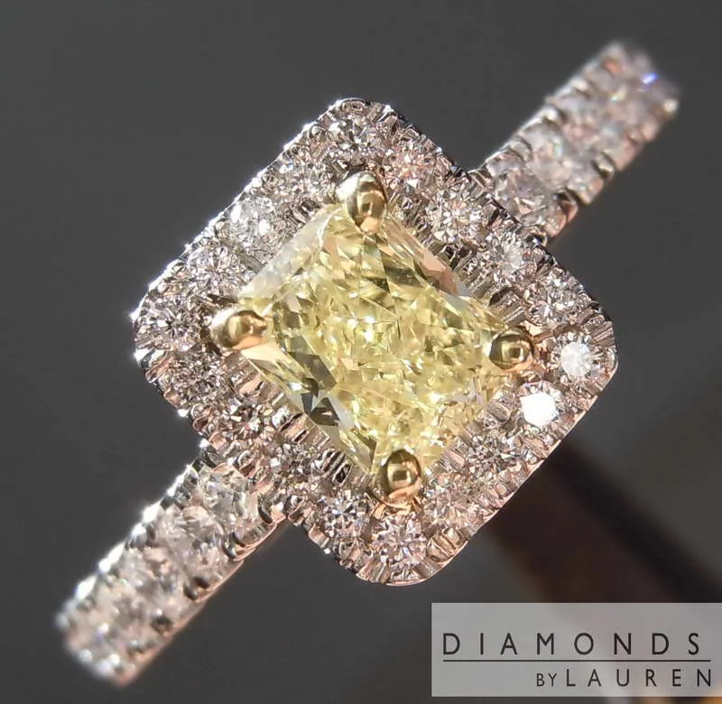 .50ct Y-Z VVS2 Radiant Cut Diamond Ring R6590