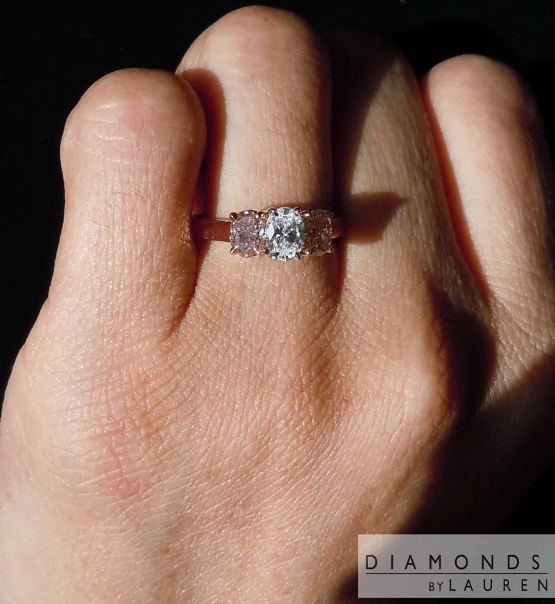 0.50ct G SI1 Oval Shape Diamond Ring R7106