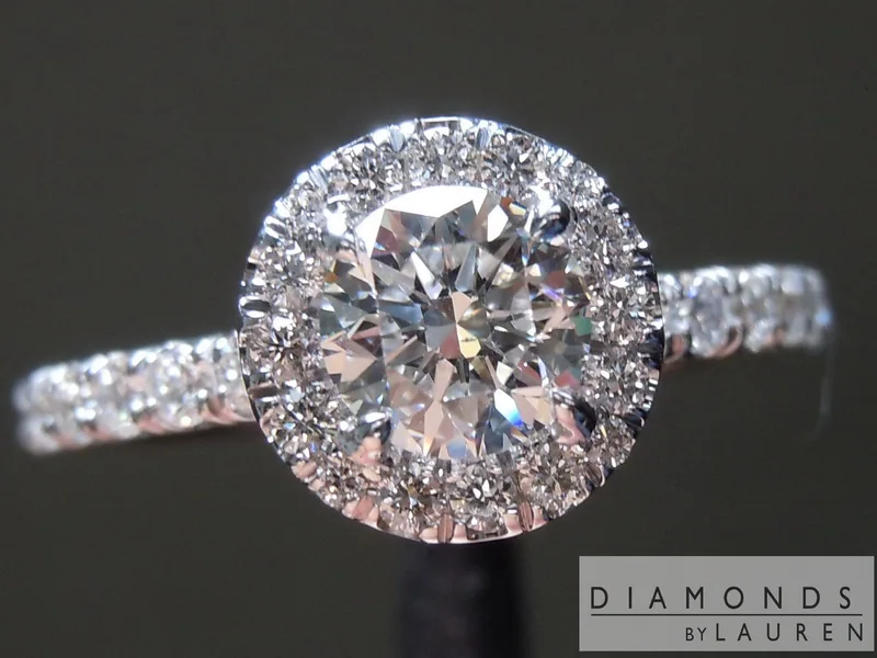 0.59ct G SI1 Round Brilliant Diamond Ring R7341