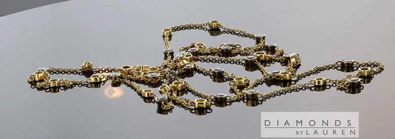 8.85ctw Natural Brown Diamond Necklace R7483
