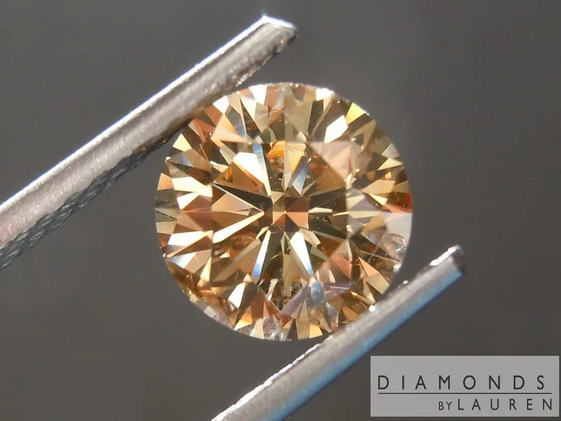 Loose Brown Diamond: 1.81ct Fancy Deep Brown SI2 Round Brilliant Diamond R7521