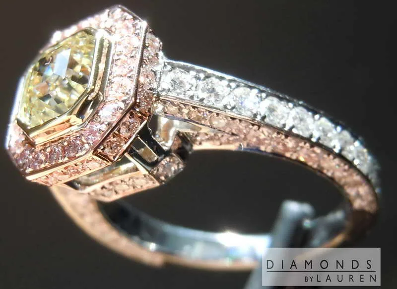 1.01ct S-T VS1 Octavia Diamond Ring R7544