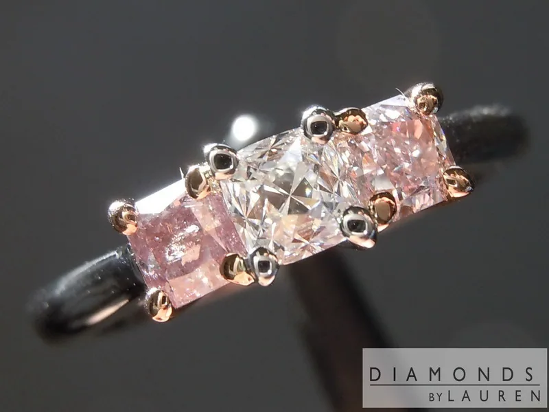 0.37ct E I1 Old Mine Brilliant Diamond Ring R7561