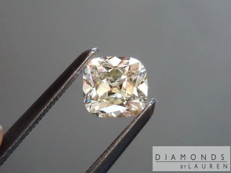 Loose Diamond: .51ct L SI1 Antique Style Cushion Brilliant Diamond R7594