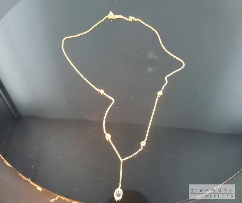 0.87ctw Yellow Assorted Rose Cut Diamond Necklace R8344
