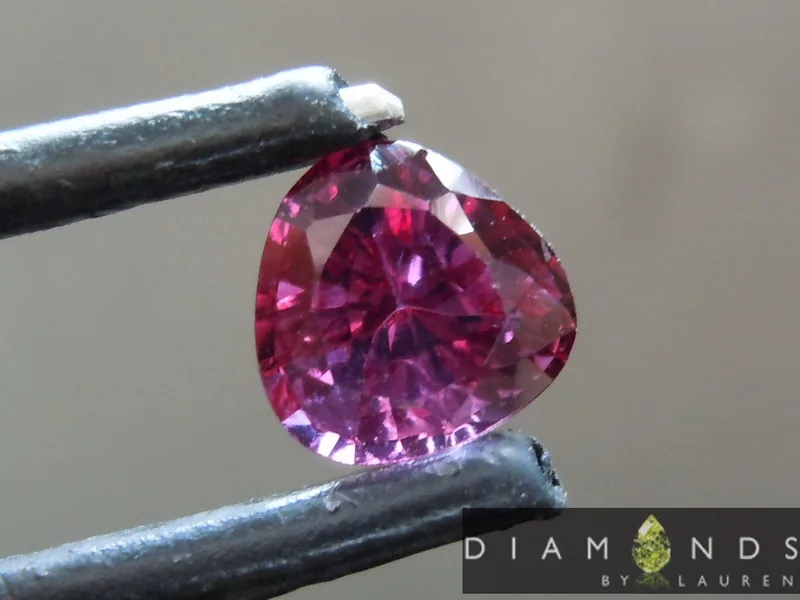 1.25ct Purple Triangular Sapphire Ring R8725
