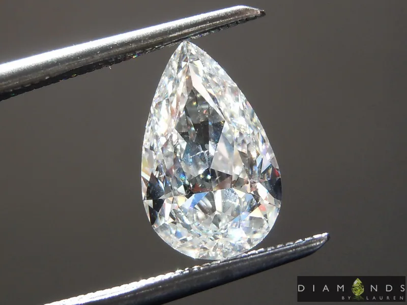 1.14ct G SI1 Pear Shape Diamond R8830