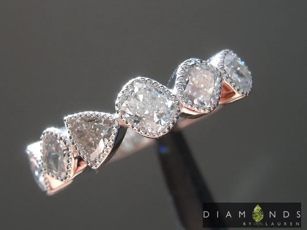 1.33ctw Light Gray Diamond Ring R8954