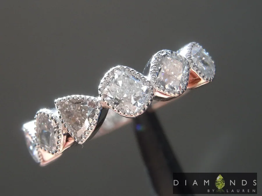 1.33ctw Light Gray Diamond Ring R8954