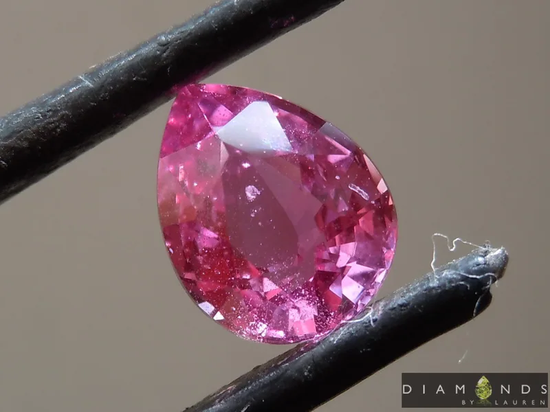 2.35ct Pink Pear Shape Sapphire R9129