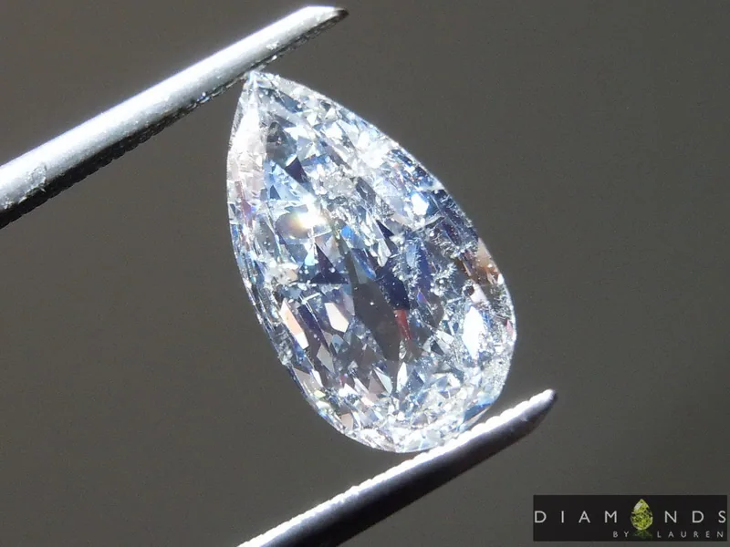 1.15ct H I1 Pear Shape Diamond R9134