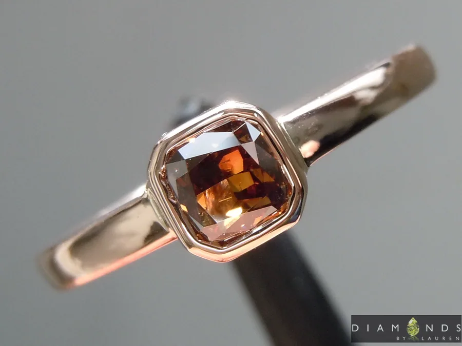 1.01ct M Cushion Cut Diamond Ring R9138