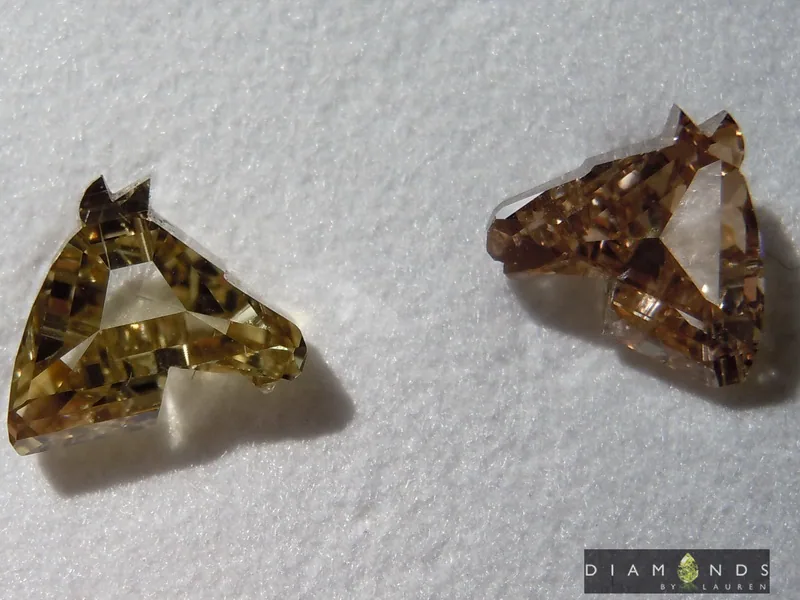 1.85ctw Horse Head Diamond Earrings R9146