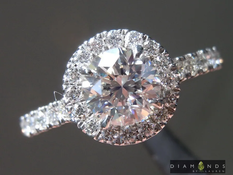 0.89ct M VS2 Round Brilliant Diamond Ring R9364