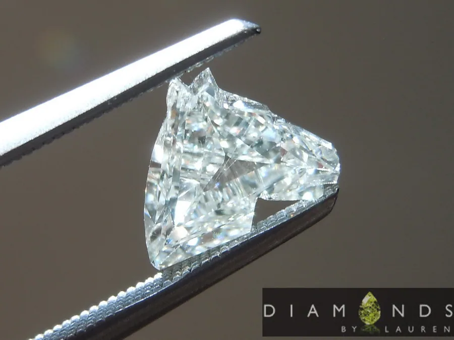 1.17ct K SI1 Horse Step Cut Diamond R9696