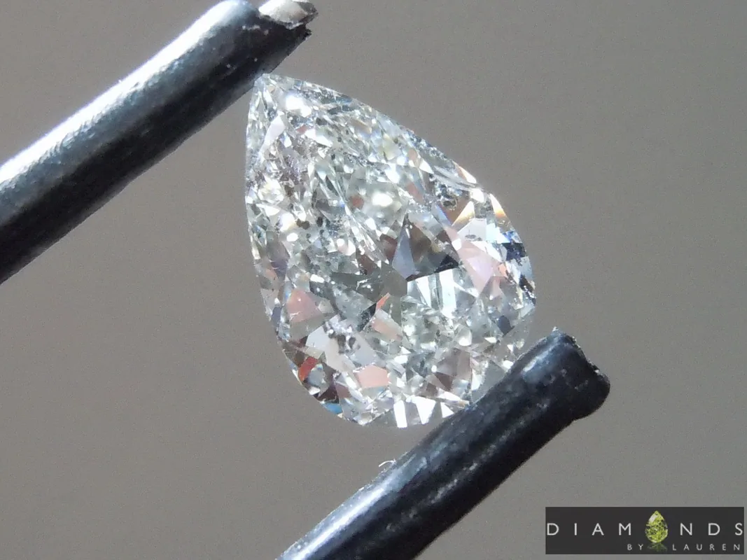 1.21ct I I2 Pear Shape Diamond R9751