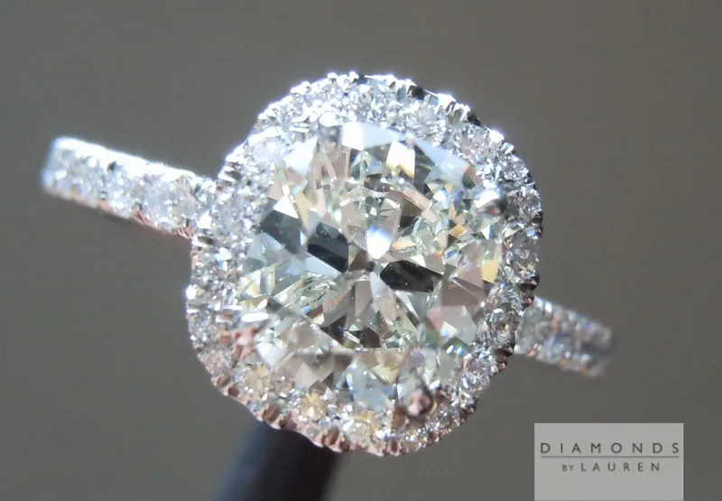 Hand Forged Diamond Halo SO4351
