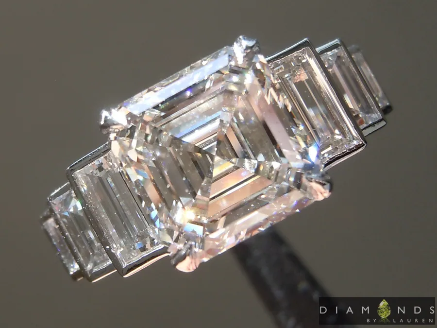 Vintage Style Baguette Semi Mount SO9465